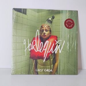 Lady Gaga Harlequin‎ Opaque Red Vinyl LP Record Joker Folie a Deux Limited Ed